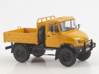 Масштабная модель 1:43 Экспериментальный двухосный полноприводный бортовой автомобиль 4х4 ЗиЛ-5301ФА (-95301ФА) (ModelPro)