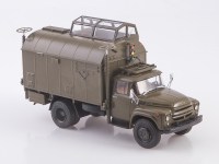 Масштабная модель 1:43 Стартовый командный пункт СКП-11(130), на шасси автомобиля 4х2 ЗиЛ-130, хаки, Автоистория (АИСТ)