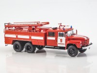 Масштабная модель 1:43 Пожарная автоцистерна АЦ-40(133ГЯ)-181А 6х4 на шасси дизельного трехосного ЗиЛ-133ГЯ, Автоистория (АИСТ)