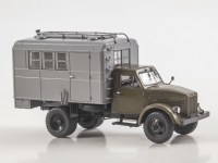  Масштабная модель 1:43 Дерево-металлический кузов-фургон АК-32 (51) на шасси 4х2 Горький-51, образца 1946 г, Автоистория (АИСТ)