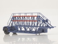 Советский одноосный полуприцеп-панелевоз НАМИ-790, синий, Автоистория (АИСТ)
