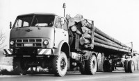 Масштабная модель 1:43 Двухосный лесовоз МАЗ-509А с журналом №116 (Легендарные грузовики СССР)