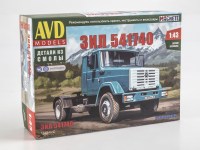 Сборная модель 1:43 Мелкосерийный седельный тягач 4х2 ЗиЛ-541740 (AVD Models, смола)