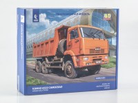 Сборная модель 1:43 Трехосный полноприводный самосвал 6х6 КАМАЗ-6522, ранний (AVD Models)