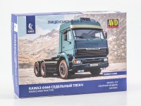 Масштабная модель 1:43 Опытный седельный тягач с высокой кабиной КамАЗ-6460 "Континент" (AVD Models, смола)