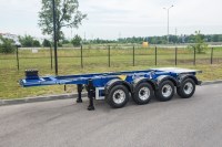 Сборная модель 1:43 Четырехосный полуприцеп танк-контейнеровоз Grunwald TANK 20 Ft (Клен)