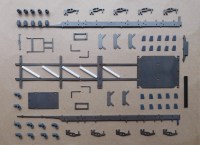 Сборная модель 1:43 Пятиосный полуприцеп-контейнеровоз Meusburger Новтрак SW-570 (Клен)