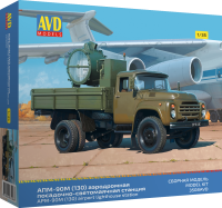 Сборная модель 1:35 Аэродромная посадочно-светомаячная станция АПМ-90М на шасси 4х2 ЗиЛ-130-76(AVD Models)