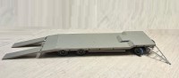 Сборная модель 1:43 Четырехосный низкорамный прицеп-трал ТСМ с поворотной тележкой (Клен) 