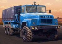 Масштабная модель 1:43 Советский грузовик КрАЗ-260 с журналом №123 (Легендарные грузовики СССР)