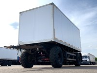 Сборная модель 1:43 Изотермический фургон, длина 6,2 м, высота 2,5 м для трехосных грузовых автомобилей -43118, -53212, -53215, -65115, прицепа -8332 от SSM, AVD, АИСТ, ПАО КАМАЗ (Клен)