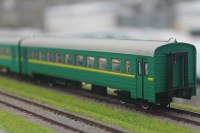 Масштабная модель 1:87 Прицепной вагон электропоезда ЭР2 с журналом №22 (Наши Поезда. Modimio)
