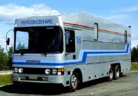 Масштабная модель 1:43 Специализированный КамАЗ-Ajokki Магнолия-83А с журналом Спецвыпуск №19 (Наши Автобусы. Modimio)