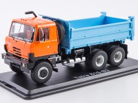 Масштабная модель 1:43 Полноприводный самосвал с трехсторонней разгрузкой 6х6 Татра 815S3, Tatra 815S3, красный, синий, Start Scale Models (SSM)