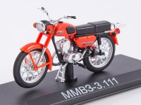 Масштабная модель 1:24 Советский мотоцикл ММВЗ-3.111 с журналом №54 "Наши Мотоциклы" (MODIMIO Collections)