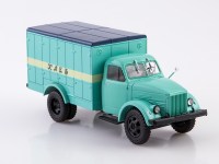Масштабная модель 1:43 Фургон для перевозки хлеба КХА-2-57 на шасси Горький-51 с журналом №96 (Легендарные грузовики СССР)