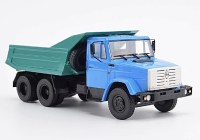  Масштабная модель 1:43 Трехосный строительный самосвал ЗиЛ-4514 на шасси ЗиЛ-133Д2 с журналом №113 (Легендарные грузовики СССР)