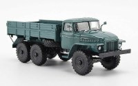Масштабная модель 1:43 Трехосный бортовой грузовик 6х4 Миасский -377 с журналом №120 (Легендарные грузовики СССР)