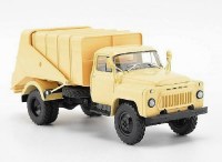 Масштабная модель 1:43 Советский мусоровоз 53М с журналом №121 (Легендарные грузовики СССР)