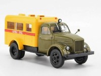 Масштабная модель 1:43 Автофургон -653 (51) Аварийная служба с журналом №124 (Легендарные грузовики СССР)