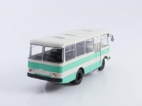 Масштабная модель 1:43 Отечественный автобус Таджикистан-3205 с журналом №47 (Наши Автобусы. Modimio)