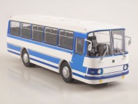 Масштабная модель 1:43 Междугородний автобус ЛАЗ-697Н с журналом №50, перевыпуск 2026 г. (Наши Автобусы. Modimio)