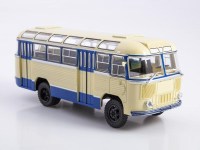  Масштабная модель 1:43 Советский автобус ПАЗ-652 с журналом №53 (Наши Автобусы. Modimio)