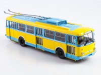 Масштабная модель 1:43 Чехословацкий троллейбус Шкода, Skoda-9tr с журналом №64 (Наши Автобусы. Modimio)