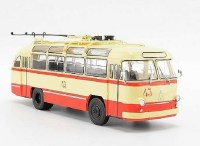Масштабная модель 1:43 Советский троллейбус ЛАЗ-695БТ с журналом №82 (Наши Автобусы. Modimio)