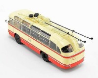 Масштабная модель 1:43 Советский троллейбус ЛАЗ-695БТ с журналом №82 (Наши Автобусы. Modimio)