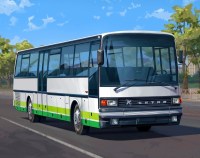 Масштабная модель 1:43 Зарубежный автобус Сетра, Setra S215UL с журналом №84 (Наши Автобусы. Modimio)