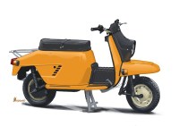 Масштабная модель 1:24 Советский мотоцикл ТМЗ-5.301-02 "Тулица-02М" с журналом №79 "Наши Мотоциклы" (MODIMIO Collections)