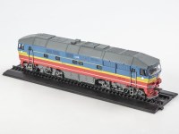 Масштабная модель 1:87 Советский локомотив ТЭП70 с журналом №11, перевыпуск 2025 года (Наши Поезда. Modimio)