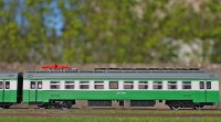 Масштабная модель 1:87 Моторный вагон ЭД4М с журналом №24 (Наши Поезда. Modimio)