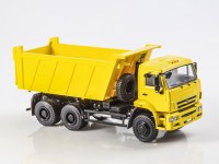 Масштабная модель 1:43 Трехосный полноприводный самосвал 6х6 КАМАЗ-6522, рестайлинг, кузов увеличенного объема, Start Scale Models (SSM)