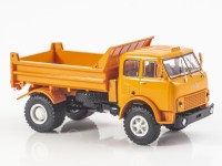  Масштабная модель 1:43 Советский двухосный самосвал 4х2 МАЗ-5549, оранжевый, Start Scale Models (SSM)
