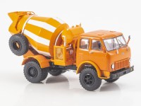 Масштабная модель 1:43 Автобетоносмеситель (бетономешалка) СБ-69 на шасси МАЗ-503Б, оранжевый, Start Scale Models (SSM)