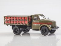 Масштабная модель 1:43 Специальный автомобиль для перевозки газовых баллонов ГТК-32 (51) на шасси 4х2 Горький-51А, Start Scale Models (SSM)