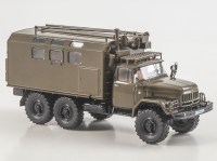 Масштабная модель 1:43 Кузов-фургон КМ-131 на шасси автомобиля 6х6 ЗиЛ-131, хаки, Start Scale Models (SSM)