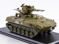 Масштабная модель 1:43 Советская зенитная самоходная установка БТР-3Д, хаки, Start Scale Models (SSM)
