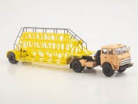  Масштабная модель 1:43 Седельный тягач 4х2 МАЗ-504А с одноосным полуприцепом-панелевозом НАМИ-790, Start Scale Models (SSM)